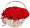 Корзины с розами
